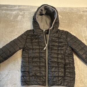 Cat & Jack Black Puffer Jacket Size 5 Year Old Unisex Pre-owned School or Play
